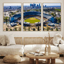 Los Angeles Dodgers Dodger Stadium Wall Art Canvas Print -