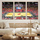 Miami Heat Basketball Team Print Wall Art- Kaseya Center by MyGreatCanvas | Canvas Wall Art Prints | Photo Prints & Wall Decor