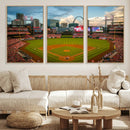 St. Louis Cardinals Baseball Team Print - Busch Stadium Wall
