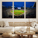 Truist Park Night Game Canvas Art - Atlanta Braves Stadium by MyGreatCanvas | Canvas Wall Art Prints | Photo Prints & Wall Decor