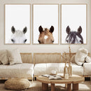 Horse Prints Set, Set of 3 Horse Wall Art, Horses Portraits, by MyGreatCanvas | Canvas Wall Art Prints | Photo Prints & Wall Decor