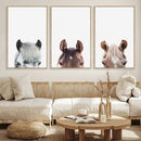 Horse Wall Art - Minimalist Horse Triptych Wall Art – Modern by MyGreatCanvas | Canvas Wall Art Prints | Photo Prints & Wall Decor