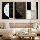 Abstract Modern Wabi Sabi Wall Art Canvas Print Set –