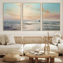 Abstract Ocean Wall Art - Boat Wall Art Canvas Print by MyGreatCanvas | Canvas Wall Art Prints | Photo Prints & Wall Decor