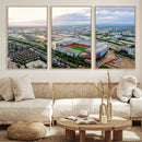 Old Trafford Manchester United Stadium Wall Art Canvas Print