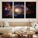 Nebula and Galaxies in Space Wall Art Canvas Print, Spiral