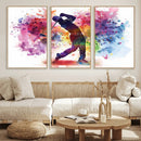 Colorful Golfer Swing Wall Art Canvas Print - Ready to Hang, by MyGreatCanvas | Canvas Wall Art Prints | Photo Prints & Wall Decor