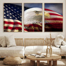 American Flag Eagle Symbol Wall Art, American Flag Eagle by MyGreatCanvas | Canvas Wall Art Prints | Photo Prints & Wall Decor