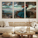 Miranda by the Shore Wall Art Canvas Print – Tempest Scene by MyGreatCanvas | Canvas Wall Art Prints | Photo Prints & Wall Decor
