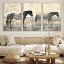 Vintage Horses Wall Art Canvas Print by MyGreatCanvas | Canvas Wall Art Prints | Photo Prints & Wall Decor
