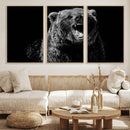 Bear Canvas Print | Wildlife Wall Art for Cabin Decor |