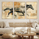 Chines Style Running Horse Western Wall Art | Farmhouse Wall