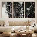 Winter Horse Snow Wall Art Canvas Print