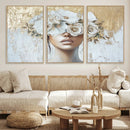 Golden Petal Wall Art - Canvas Print Flower Head Woman by MyGreatCanvas | Canvas Wall Art Prints | Photo Prints & Wall Decor