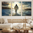 Jesus Walking on Water Wall Art | Canvas Print | Ready to