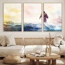 Watercolor Jesus Walking on Water Canvas Print, Christian by MyGreatCanvas | Canvas Wall Art Prints | Photo Prints & Wall Decor