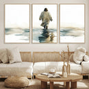 Watercolor Jesus Walking on Water Canvas Print, Christian by MyGreatCanvas | Canvas Wall Art Prints | Photo Prints & Wall Decor