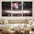 Amerant Bank Arena Wall Art Canvas Print - Basketball Arena by MyGreatCanvas | Canvas Wall Art Prints | Photo Prints & Wall Decor