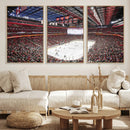 Barton Malow Little Caesars Arena Detroit Wall Art Canvas
