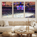 Madison New York Rangers Hockey Stadium Wall Art Canvas