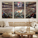 United Center Chicago Bulls Stadium Wall Art Canvas Print