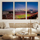 NC State Wolfpack Football Team Print - Raleigh by MyGreatCanvas | Canvas Wall Art Prints | Photo Prints & Wall Decor