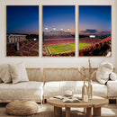 Wolfpack Football Team Wall Art Print - Raleigh