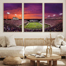 East Carolina University Pirates Football Print Canvas-