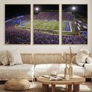 University of Kansas Jayhawks Football Team Print - Lawrence by MyGreatCanvas | Canvas Wall Art Prints | Photo Prints & Wall Decor