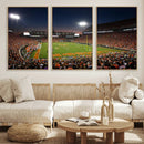 Clemson University Tigers Art Print, Football Team Print -
