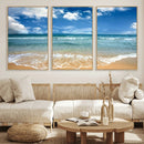 Sea View From the Beach Canvas Print