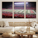 Rutgers University Scarlet Knights Football Team Print - by MyGreatCanvas | Canvas Wall Art Prints | Photo Prints & Wall Decor