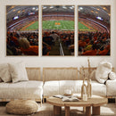 Syracuse University Orange Football Canvas Print, Football