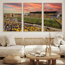 University of Wyoming Cowboys Football Team Print - Laramie by MyGreatCanvas | Canvas Wall Art Prints | Photo Prints & Wall Decor
