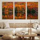 Fall Foliage Wall Art - Autumn Reflection Canvas Print, by MyGreatCanvas | Canvas Wall Art Prints | Photo Prints & Wall Decor