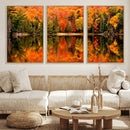 Forest Reflection Art | Autumn Forest Reflection Wall Art | by MyGreatCanvas | Canvas Wall Art Prints | Photo Prints & Wall Decor