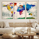 World Map Canvas Print – Framed Travel Map Wall Art for by MyGreatCanvas | Canvas Wall Art Prints | Photo Prints & Wall Decor