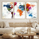 World Map Canvas Print – Framed Travel Map Wall Art for by MyGreatCanvas | Canvas Wall Art Prints | Photo Prints & Wall Decor