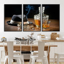 Extra Large Bourbon Wall Art – Whiskey Bar Theme Vintage by MyGreatCanvas | Canvas Wall Art Prints | Photo Prints & Wall Decor