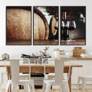 Wine and Barrel Wall Art Canvas Print by MyGreatCanvas | Canvas Wall Art Prints | Photo Prints & Wall Decor