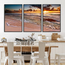 Sunset on Ocean Wall Art Canvas Print by MyGreatCanvas | Canvas Wall Art Prints | Photo Prints & Wall Decor