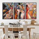 Abstract Afro American Jazz Canvas Wall Art | Music-Inspired by MyGreatCanvas | Canvas Wall Art Prints | Photo Prints & Wall Decor