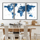 World Map Canvas Print – Framed Detailed Map of the World by MyGreatCanvas | Canvas Wall Art Prints | Photo Prints & Wall Decor