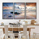 Serene Weather On The Beach Wall Art Canvas Print