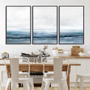 Blue Ocean Abstract Artwork Wall Art Canvas Print