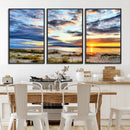 Sunset On The Ocean Wall Art Canvas Print by MyGreatCanvas | Canvas Wall Art Prints | Photo Prints & Wall Decor