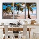 Palm Beach Tropical Island Wall Art Canvas Print by MyGreatCanvas | Canvas Wall Art Prints | Photo Prints & Wall Decor