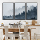Foggy Pine Forest Wall Art Canvas Print by MyGreatCanvas | Canvas Wall Art Prints | Photo Prints & Wall Decor