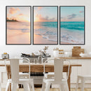 Beach Wall Art - Stunning Ocean Sunset Canvas Print with