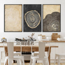 Tree Rings Canvas Wall Art Print – Minimalist Natural